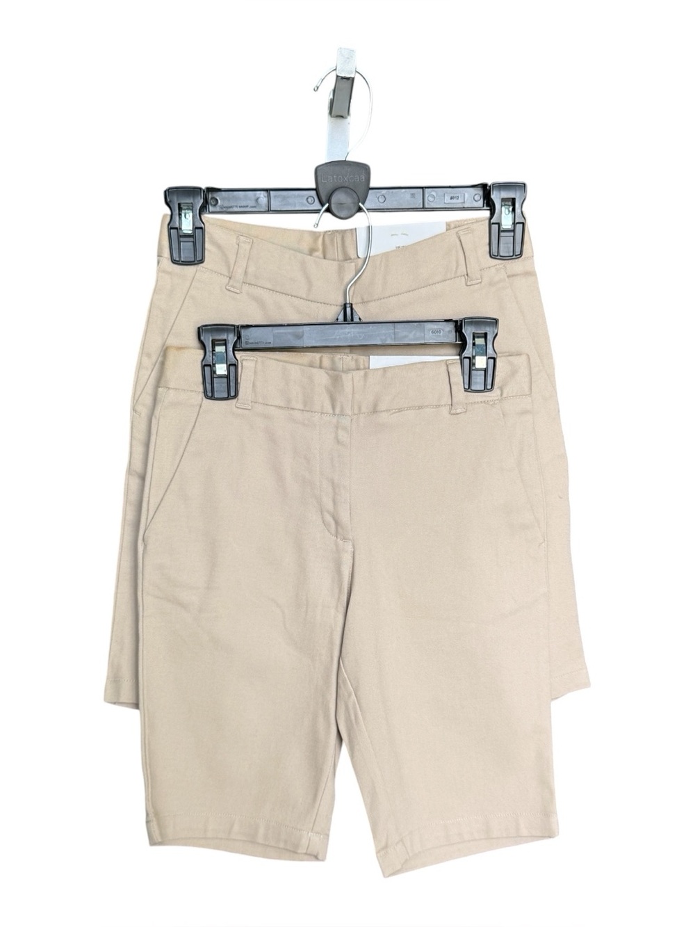 Uniform • Schoolwear • Girls Bermuda Khakis • Size 8 • Adjustable Waist • NWT
